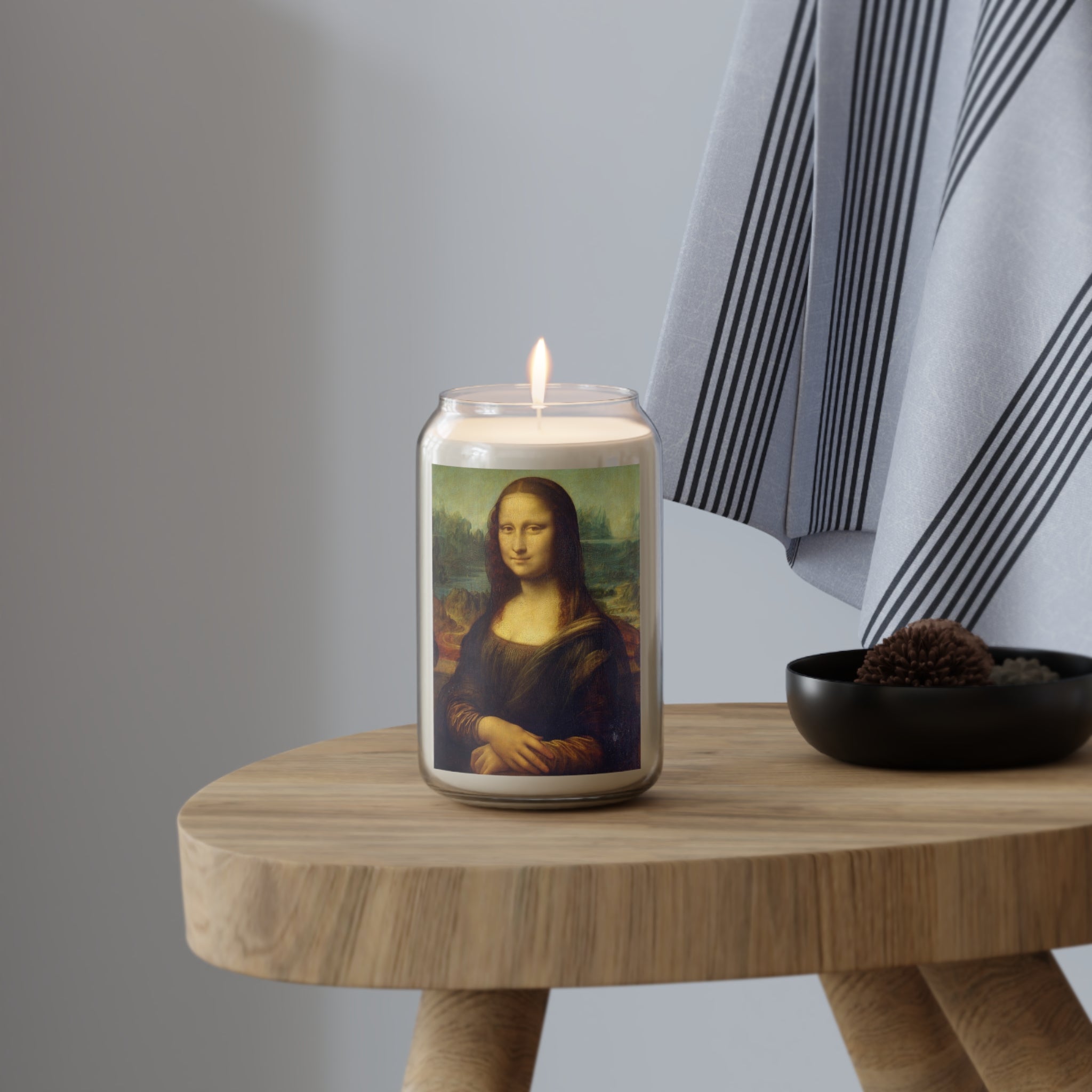 Mona Lisa Candle