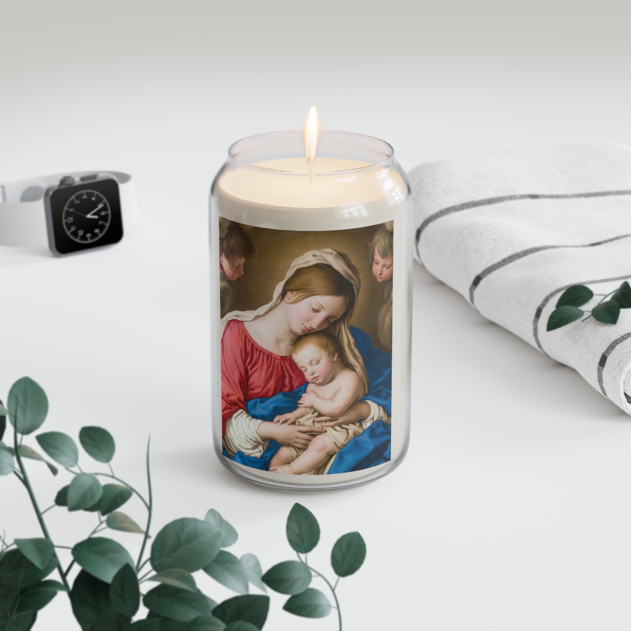 Madonna and Child Candle